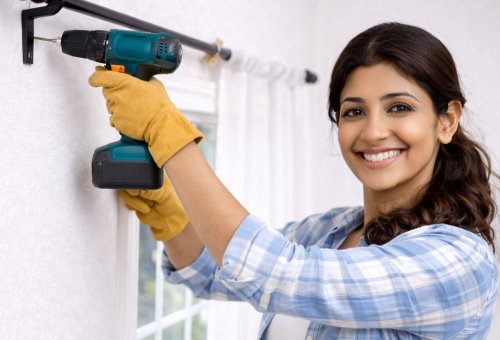 Curtain Rod Installation